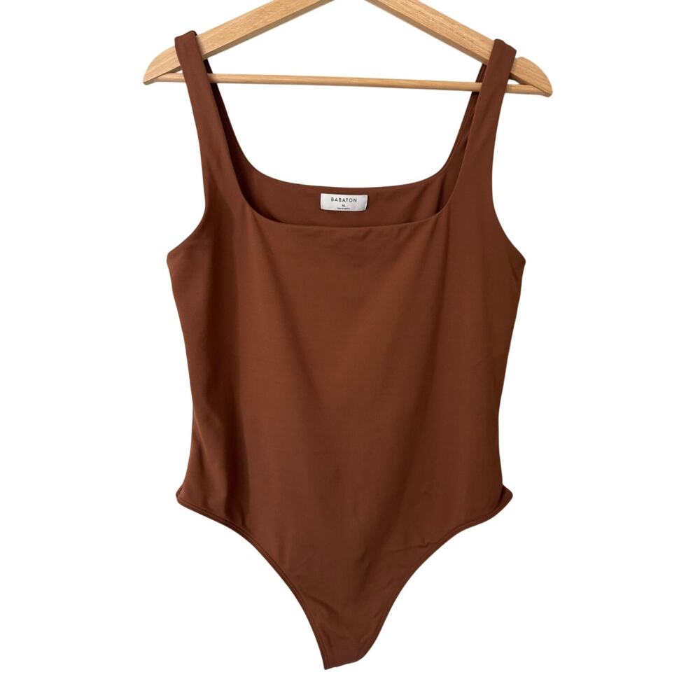Babaton Aritzia Brown Thong Bodysuit Size‎ XL